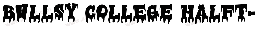 BULLSY COLLEGE Halft字体转换